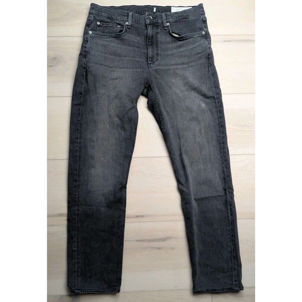 Rag & Bone‎ Jeans Mens 33x29 Gray Slim Fit 2 Bryce Dark Wash Stretch Denim